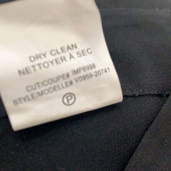 VINCE SHEER SILK BLACK PANTS SIZE 6 - Picture 8 of 8
